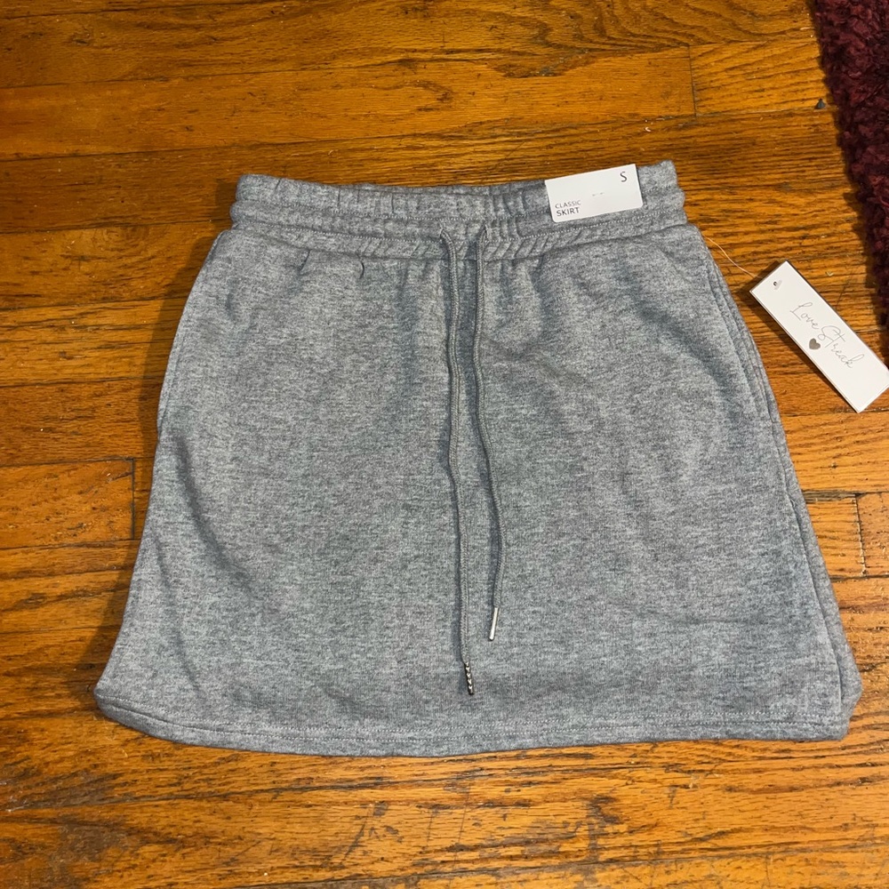 Gray skirt
